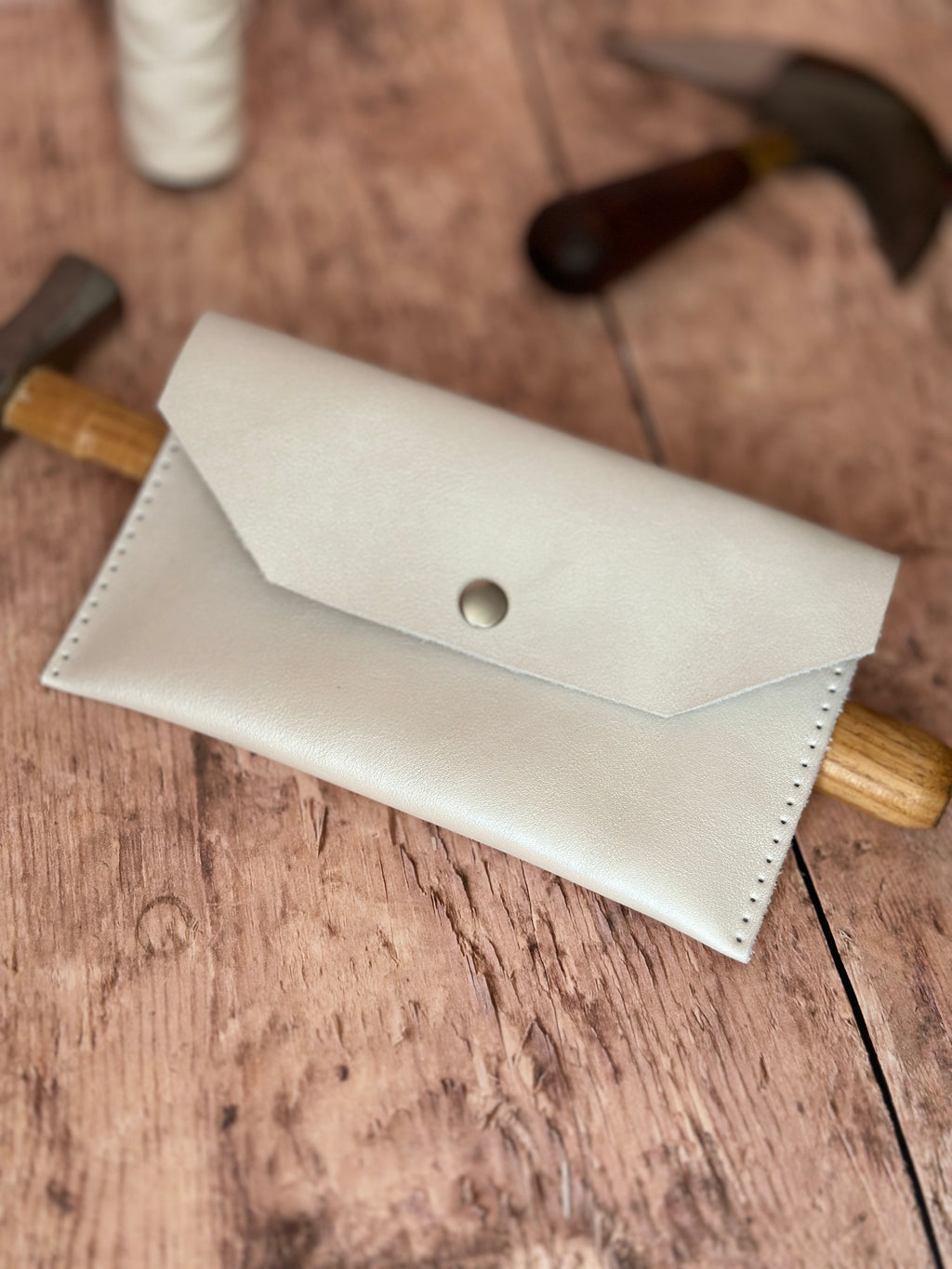 Box DIY Pochette blanche brillante