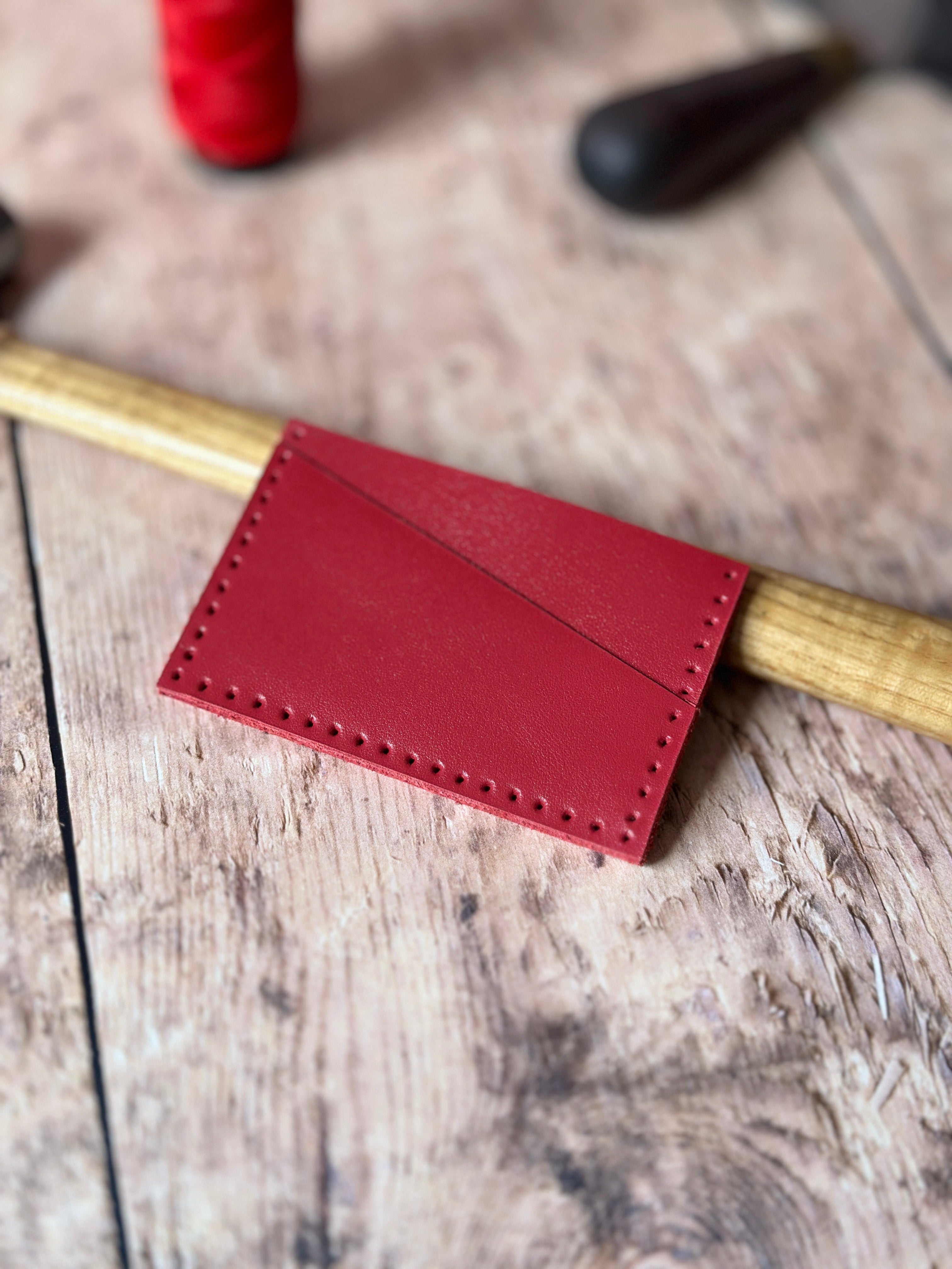 Box DIY Porte cartes rouge