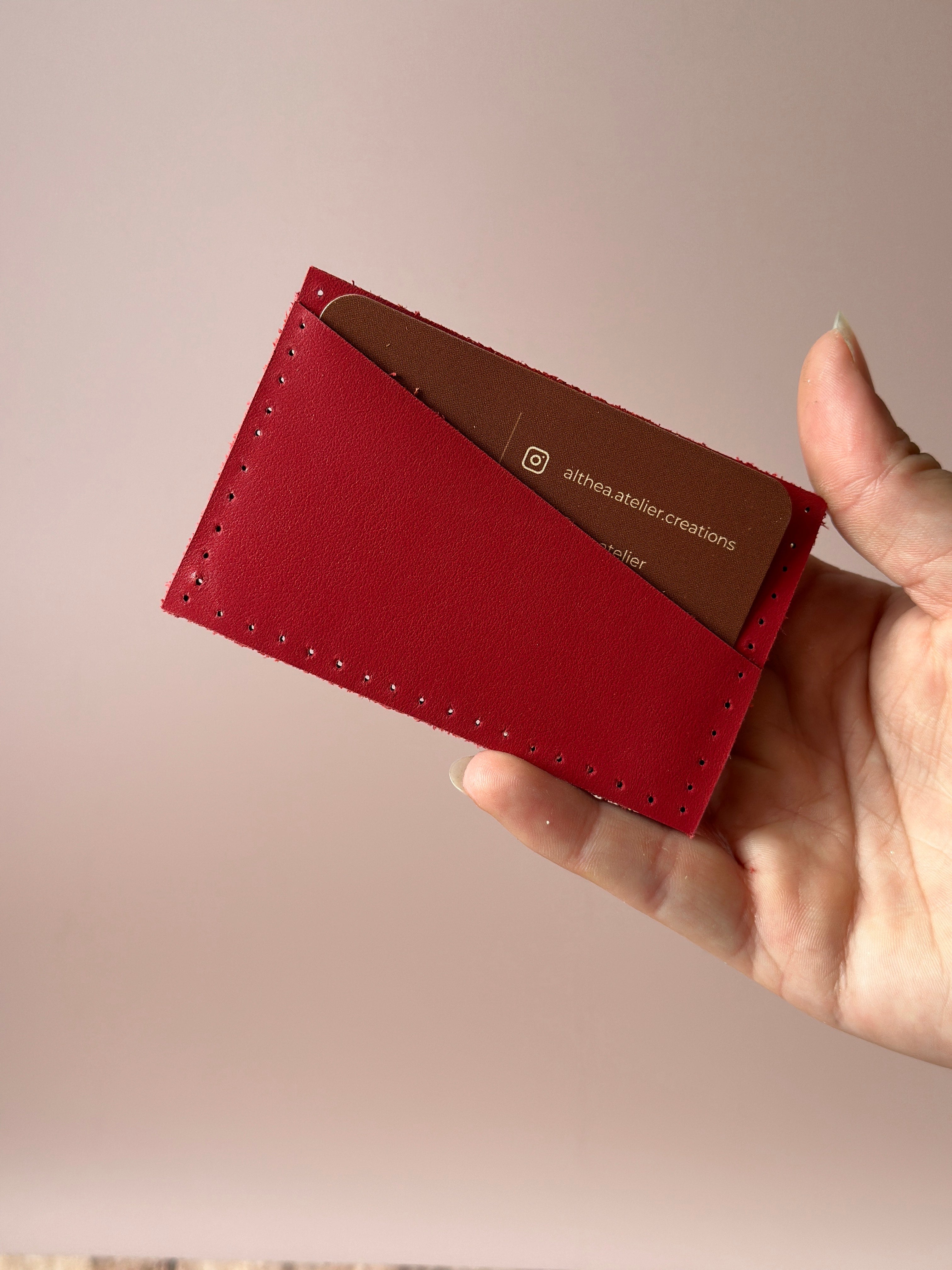 Box DIY Porte cartes rouge